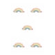thumbnail image 1 of Monstrate Wall Sticker Cartoon Lace Rainbow Hand-Painted Self-adhesive Home Removable Child Background Wallpaper Decals Room Beautify Type2, 1 of 6