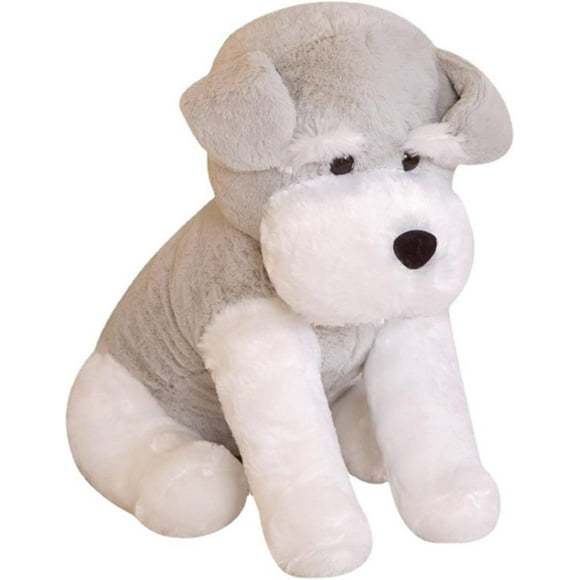 Children's Plush Schnauzer,Realistic Dog Plush Toy for Toddlers | Dog Stuffed Animals Plush, 13.7'' Schnauzer Stuffed Animal Toy, Cute Sitting Doll for Boys Girls Birthday Party