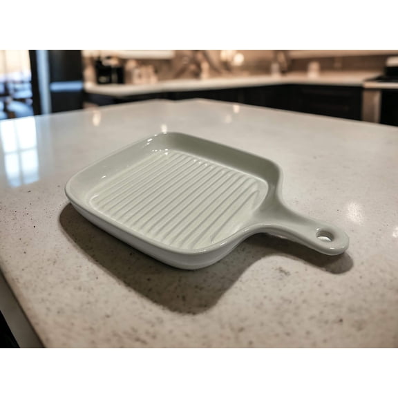 Grill Style Ceramic Baking Pan