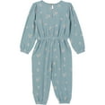 thumbnail image 6 of Gerber Toddler Girl Long Sleeve Jumpsuit, Sizes 2T-5T, 6 of 8