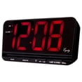 thumbnail image 2 of Extra-Large 3 in. Red LED Electric Alarm Table Clock with HI/LO Settings, 2 of 2