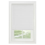 PowerSellerUSA Cordless Window Blinds, Privacy & Light Filtering 1" Slats Vinyl Mini Blind, Anti-UV Window Treatment, Fits Windows 18" - 72", White, 46" (Width) x 64" (Length)