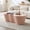 Pink, variant on Kevinplus 50 Inch Unique Shape Coffee Table, Sturdy Fiberglass Tea Table for Living Room, No Need Assembly,Pink
