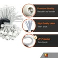 thumbnail image 3 of 9 inch 50 Piece Heavy Duty 5mm Ball Bungee Canopy Cord By Wellmax, White Color, 3 of 8