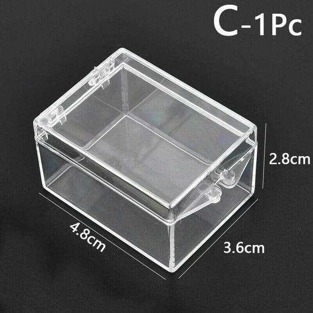 BCLONG Clear Plastic Box Rectangular Insect Specimen Display Desktop