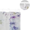 thumbnail image 5 of Coolnut Watercolor Floral Bouquet Shower Curtain Bathroom Decor Watercolor Shower Curtain Sets Fabric Cloth Bathroom Curtains with Hooks 72x72 Inch, 5 of 5
