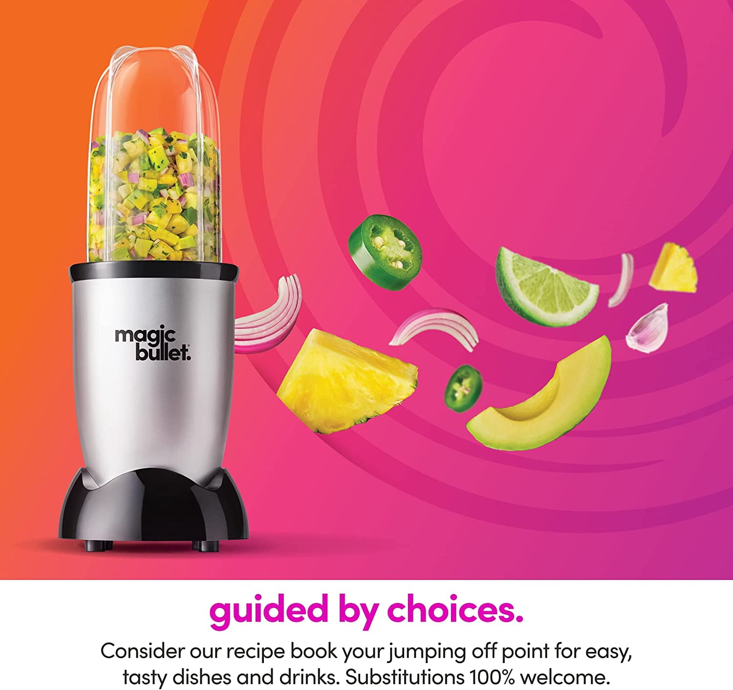 Magic Bullet 11 Piece Blender Set, Silver