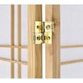 thumbnail image 4 of Legacy Decor 5 Panels Room Divider Privacy Screen Lattice Design 5.9 ft Tall x 7.3 ft Wide Natural, 4 of 5