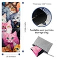 thumbnail image 4 of Cat Hot Yoga Towel with Storage Bag, 72.8"x26.8", Suitable for Yoga, Pilates, Fitness, etc. - Yoga Blanket Towel - Amazon Bestseller, 4 of 6