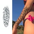 thumbnail image 4 of Pegatinas Tatuaje Impermeables Tatuajes Temporales 4 Uds Letras Brazo, 4 of 9