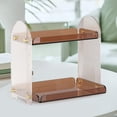 thumbnail image 6 of TISHITA Desktop Organizer Shelf, Desktop Storage Rack, Modern Acrylic Desk Shelf Organizer Bookshelf for Office, Living Room, Dresser Water, 6 of 8