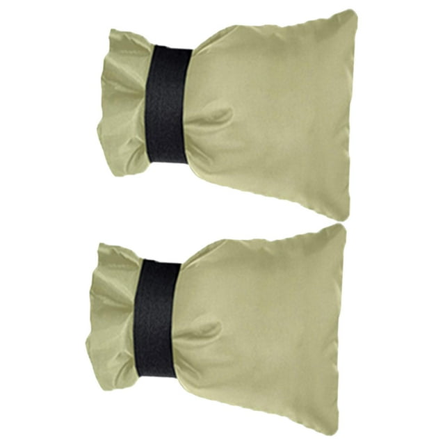 2 piezas de cubierta de grifo, protección contra congelamiento, protector de grifo, cubierta de grifo, protector de grifo para césped, jardín y patio beige
