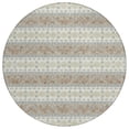 thumbnail image 2 of Addison Rugs Chantille Indoor/Outdoor Transitional Stripes Ivory Machine Washable Round Rug, 8' x 8', 2 of 8