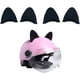 thumbnail image 1 of Negro - 2 pares de cascos de motocicleta decorativos, orejas de gato decorativas para casco, pegatinas para casco de motocicleta con orejas de gato, pegatinas personalizadas para accesorios de motocic, 1 of 5
