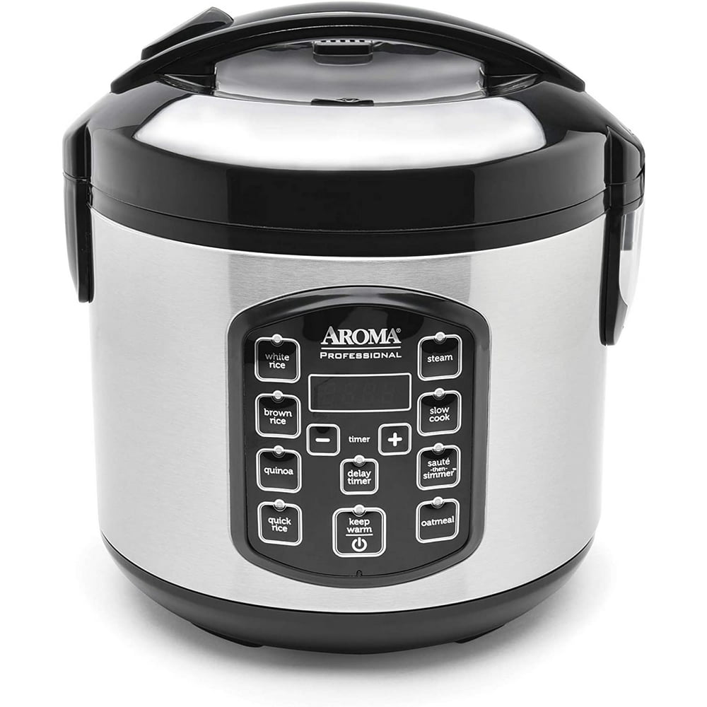 Aroma Housewares ARC-954SBD Rice Cooker, 4-Cup Uncooked 2.5 Quart ...