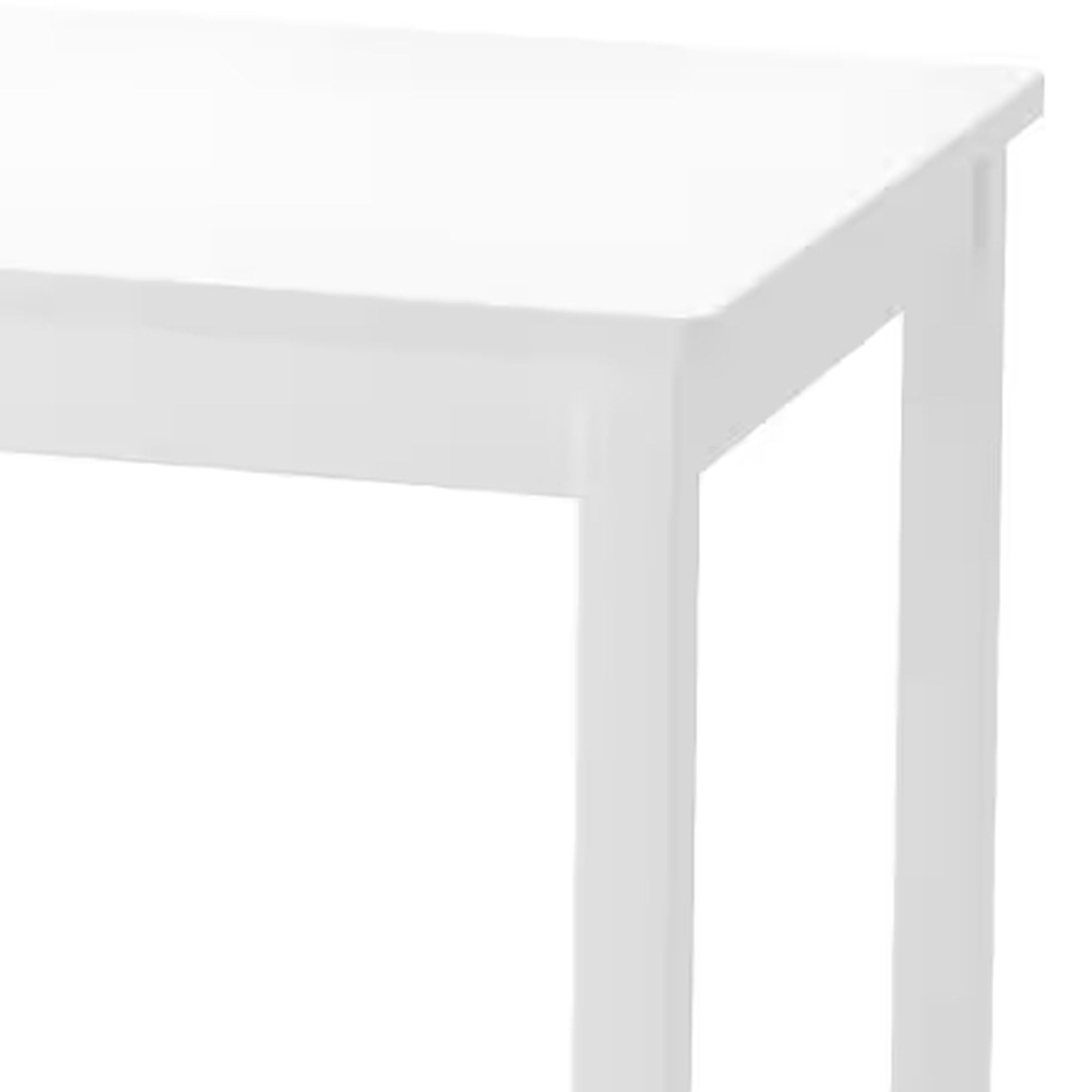 PJ Wood Kids Play Table - Durable Wood Construction - White