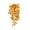 Orange, variant on Tuscom Artificial Red Maple Leaf Branch with Realistic Veining, 40 Inch Faux Fall Maple Leaves for Home Office Wedding Decoration