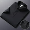 thumbnail image 5 of Men's Stretch Non-Iron Business Casual Short Sleeve Quick-Dry Polo Shirt, 5 of 9