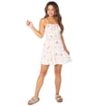 thumbnail image 4 of Celebrity Pink Women's Spaghetti Strap Mini Sun Dress, Sizes XS-XXXL, 4 of 6