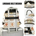 thumbnail image 3 of FORMRS Mini Backpack Purse for Women Quilted Travel Daypack Casual Shoulder Bag, Various Toasts, 3 of 7