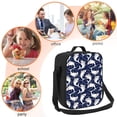 thumbnail image 5 of Defioc Angry Shark Print Lunch Box for Men & Women, Insulated Lunch Bag Thickened Thermal Leakproof Lunch Tote Bag for Adult Office Travel Picnic, 5 of 8
