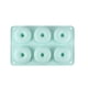 thumbnail image 1 of Moldes de silicona para donas, paquete de 4 moldes de silicona antiadherentes de grado alimenticio para hornear donas, verde, rosa, amarillo y morado, 1 of 5