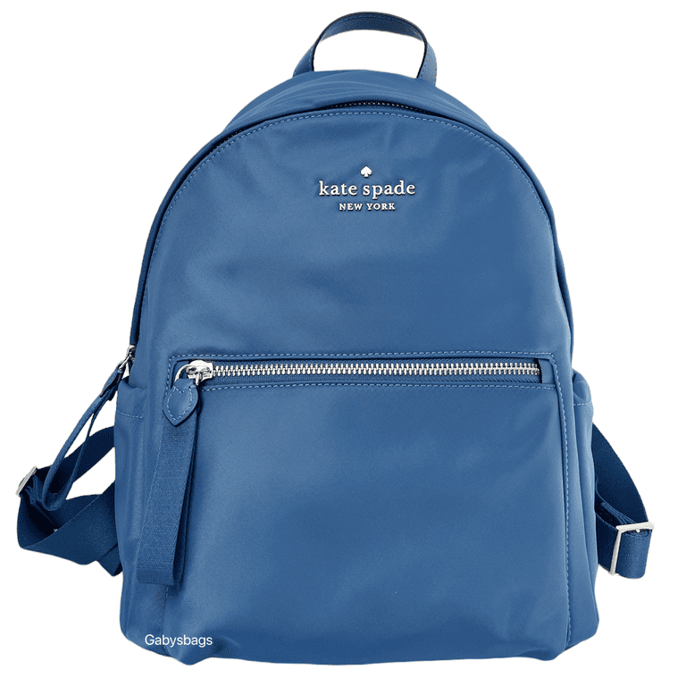 Kate Spade Medium Chelsea The Little Better Nylon Backpack Shipyard Blue