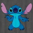 thumbnail image 2 of Boy's Lilo & Stitch Experiment 626 Portrait  Graphic Tee Charcoal Heather Medium, 2 of 5