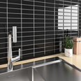 thumbnail image 1 of CHL-Black Subway Tile Peel and Stick Backsplash for Kitchen 12"x12" Stick on Back Splashes for Kitchens Peel and Stick Wall Tiles for Bathroom Shower Stick on Tile Stickers Renter Friendly 5 Tile, 1 of 4