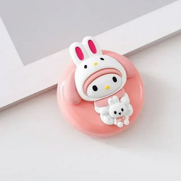 Sanrio Kawaii Cinnamoroll Peignes Dessin Animé Kuromi Mélodie Coussin d'Air Peigne Anime Mini Pli Peignes de Massage Miroir Filles Cadeaux d'Anniversaire