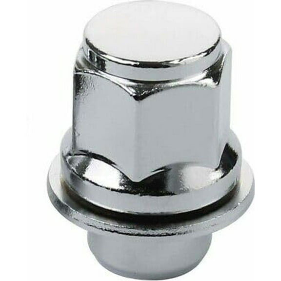 OEM Factory Lug Nuts Chrome Compatible with Toyota Lexus 12x1.5 Compatible with Mag Flat Seat Wheel Grade 12.9 Studs One Piece