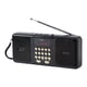 thumbnail image 4 of Radio portátil con altavoz. Admite tarjeta TF y USB. Robusto, compacto y ligero. Negro, 4 of 8