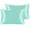 Light Blue, variant on Ntbay 2 Pack Silky Satin Queen Pillowcases for Hair and Skin, Luxury and Soft Pillow Cases with Envelope Closure, 20" x 30", Black