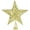 Gold, variant on Ornativity Silver Star Tree Topper - Christmas Glitter Star Ornament Treetop Decoration