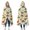 LightBeige Cartoon Dinosaurs-2, variant on Wearable Blanket,Light Toned Dinosaur with ROAR Pattern Hooded Wearable Flannel Blanket for Adults & Teens,Winter Poncho Shawl Wrap Cape Cozy Anti-Pill,50"x60"