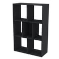 thumbnail image 5 of Bookshelf Storage Shelf,  5-Tier Bookcase, 12-Cube Open Shelf, Space Saving Organizer Shelves Book Rack, Free Standing Wood Display Bookshelves for Books,CDs,Living Room,Bedroom,Office, Black, 5 of 6