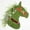 multicoloured, variant on Christmas Horse Head Door Hanging – PVC Holiday Wreath for Front Door, Entryway or Wall – Festive Horse Head Decoration for Christmas & Winter Home Décor
