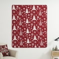 thumbnail image 5 of Greenland Home Woven Matelassé Peppermint Party Holiday Throw Blanket, 50" x 60", 5 of 7