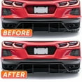 thumbnail image 3 of ALLTIMES For C8 Corvette License Plate Grille Background Sticker, Black PVC, 3 of 9