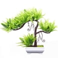 thumbnail image 1 of Simulación de árbol en maceta artificial Planta en maceta Oficina en casa Centro de mesa Adorno de árbol falso, Verde Advancent HA7029-03B, 1 of 6