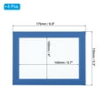 thumbnail image 2 of Marco de imagen magnético Uxcell de 4 x 6 pulgadas, paquete de 4, marco magnético autoadhesivo para refrigerador, azul claro, 2 of 7