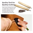 thumbnail image 3 of Obsidian Crafting FlintKnapping Tool,Stone Age Toolkit, FlintNapping Tools for Pros and Beginners FlintKnapping Tools C, 3 of 7