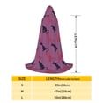 thumbnail image 2 of Honeii Leopard Print Print Poncho Cape, Cloak Coat, Snuggly Hooded Wearable Blanket, Hooded Cape For Teenagers,Halloween Costumes-Small, 2 of 7