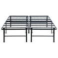 thumbnail image 4 of Mabel Metal Queen Mattress Support Platform Bed Black, 4 of 9
