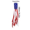 thumbnail image 3 of CaiYueKe Patriotic Windsock Outdoor Decorations American Flag Style Red White Blue Windmill Spinner Garden Yard House Independence Day July 4th Party Supplies Hanging Ornament, 3 of 6
