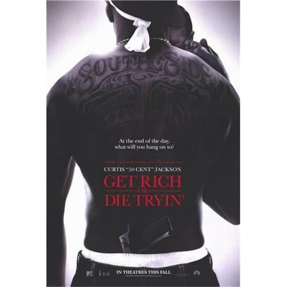 Pop Culture Graphics MOV282389 Get Rich or Die Tryin Movie Poster, 11 x 17