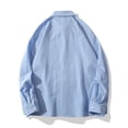 thumbnail image 4 of Rciityk Cotton Striped Shirt for Men Casual Long Sleeve Turndown Collar Blouse Shirt with Pocket, 4 of 6