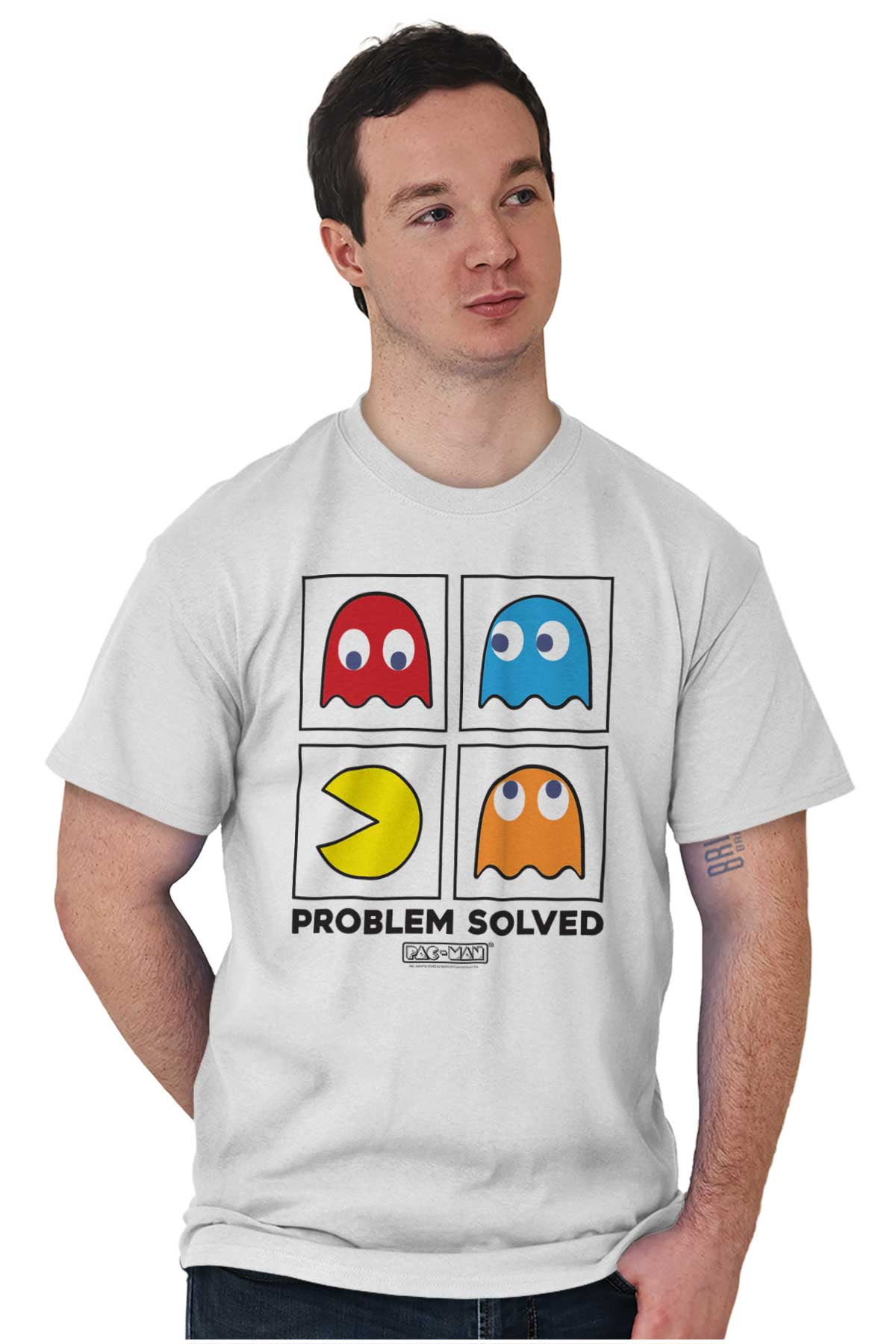 Problem Solved Pacman Graphic T Shirt Men or Women Brisco Brands X