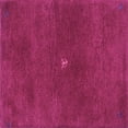 thumbnail image 1 of Ahgly Company Indoor Square Abstract Purple Contemporary Area Rugs, 3' Square, 1 of 4