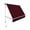 Burgundy, variant on 3 ft. Mesa Window Retractable Awning, Black - 24 x 24 in.